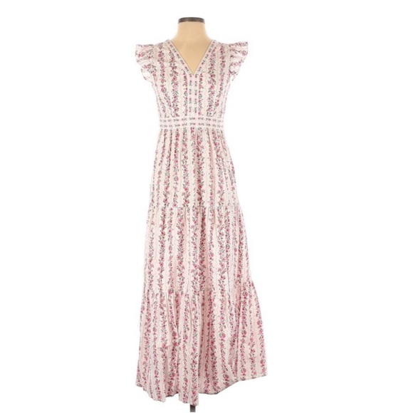 Vintage Gal Meets Glam Rose Trellis Maxi - Picture 2 of 7